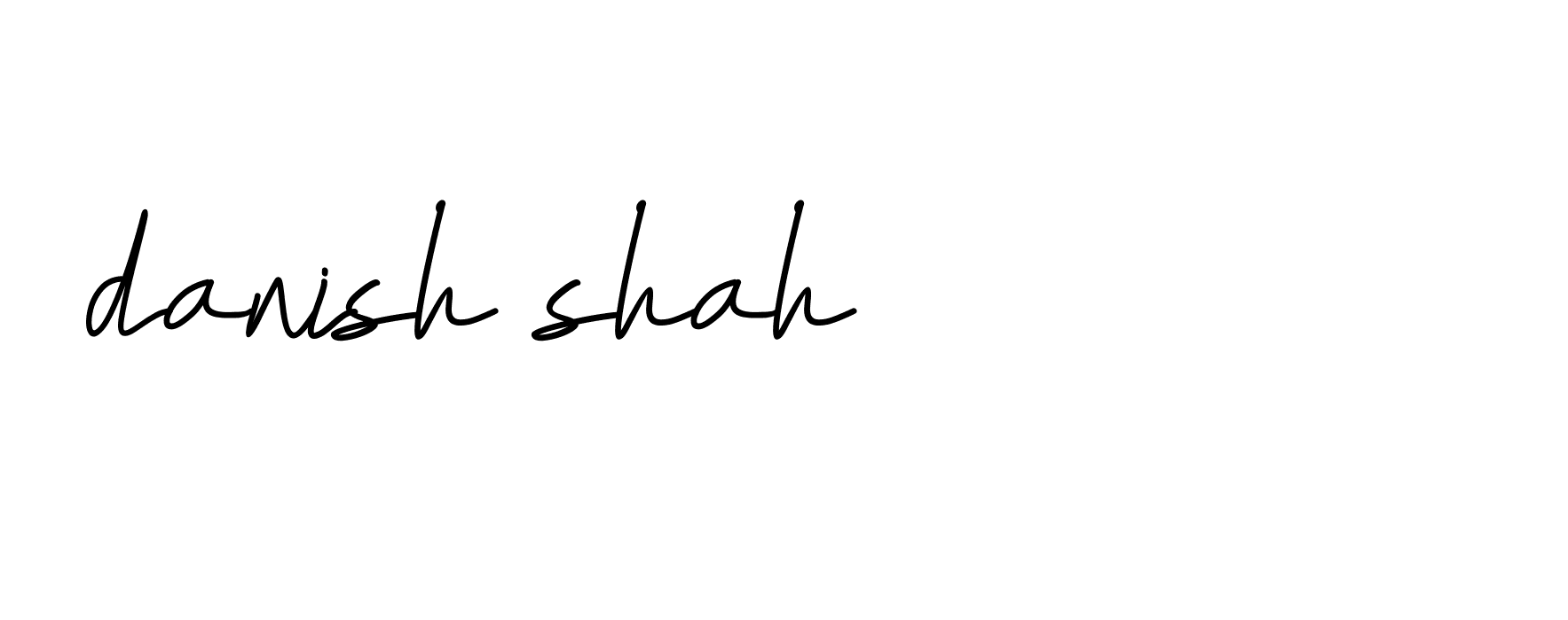 Signature of danish-shah