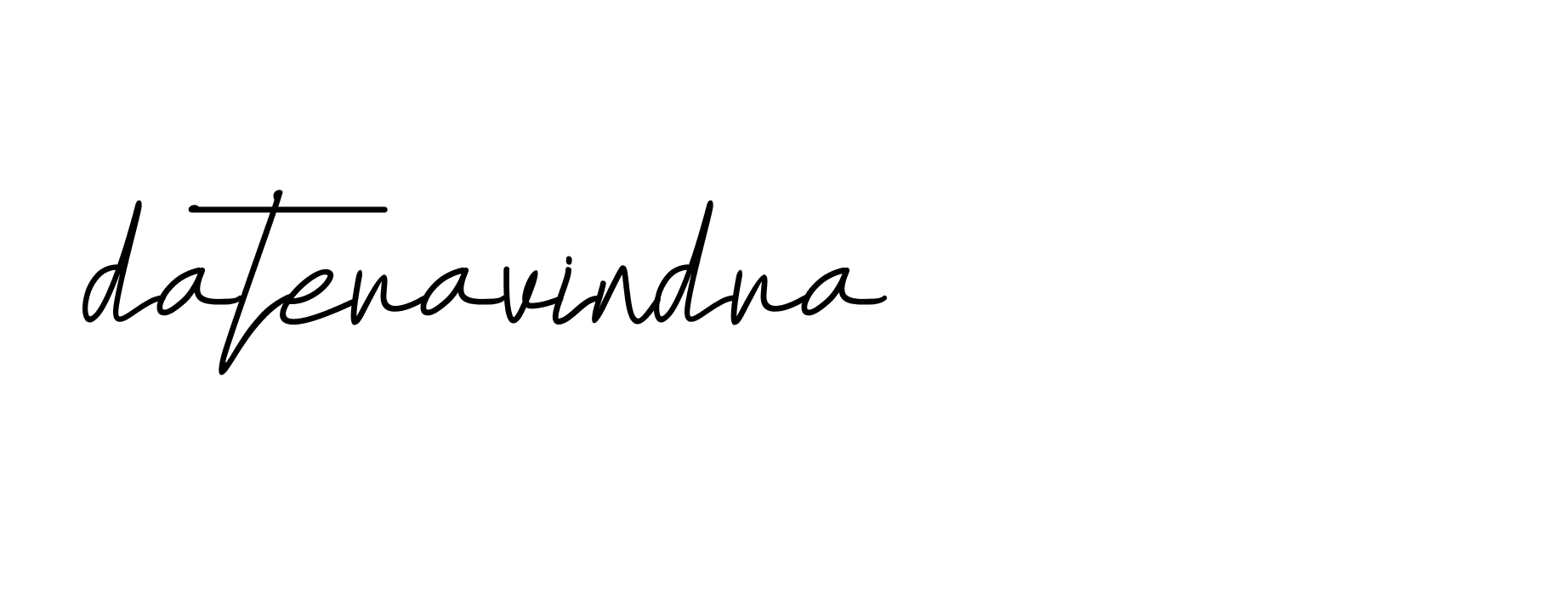 Signature of dateravindra