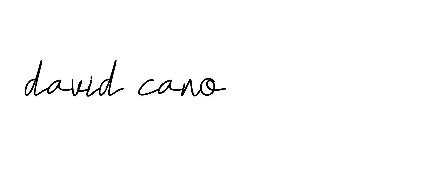 Signature of david-cano