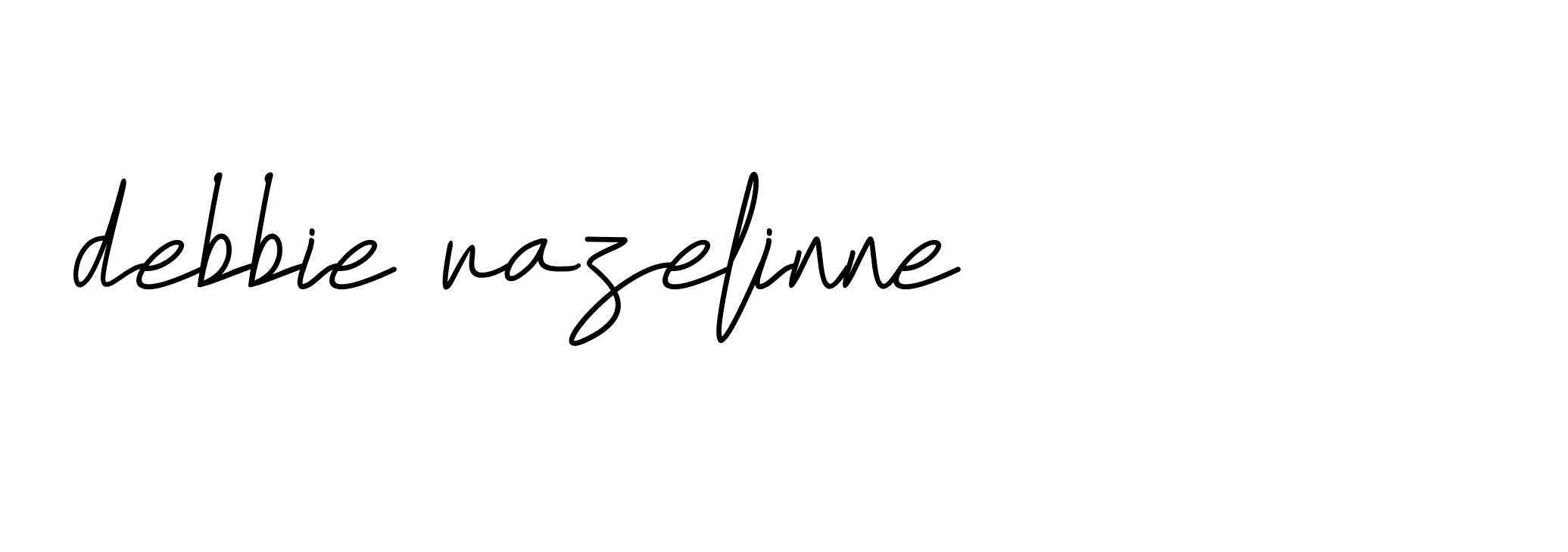 Signature of debbie-razelinne