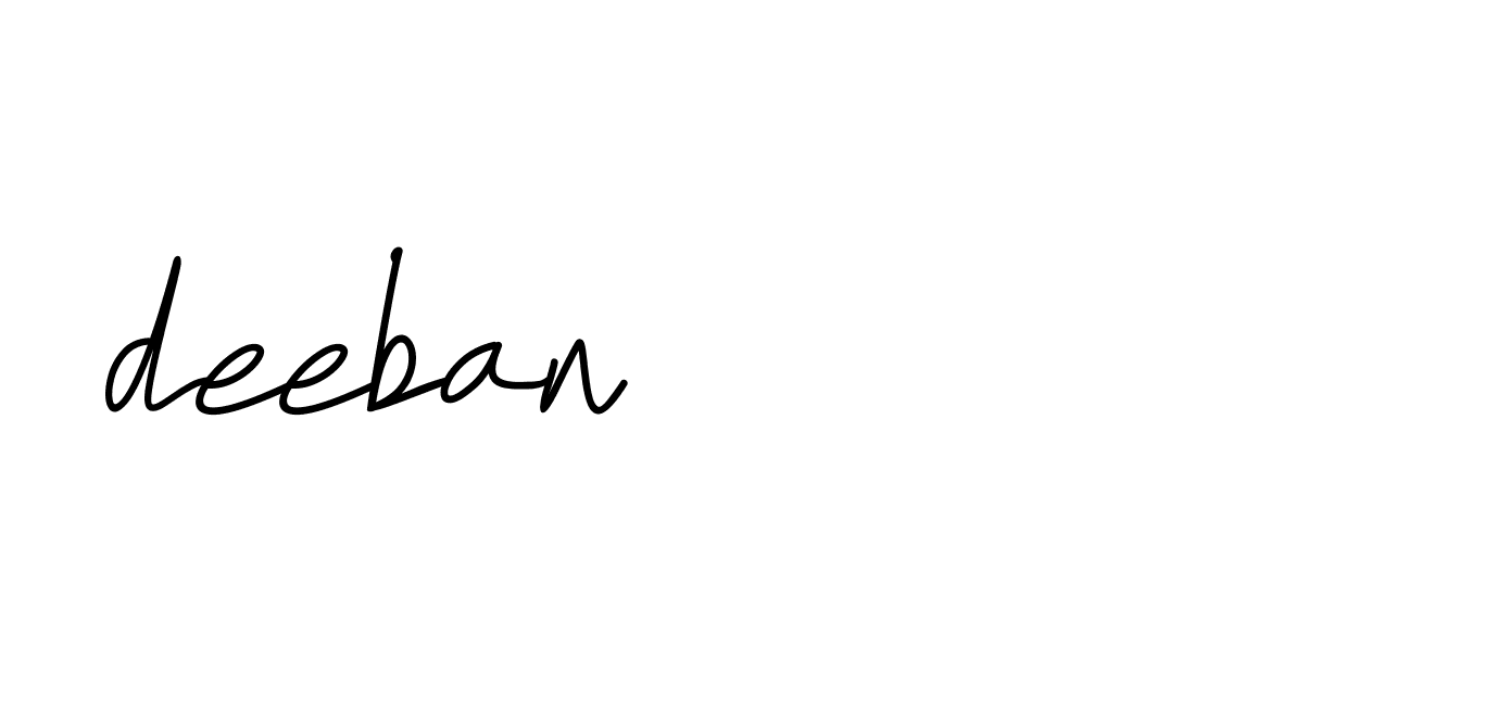 Signature of deeban