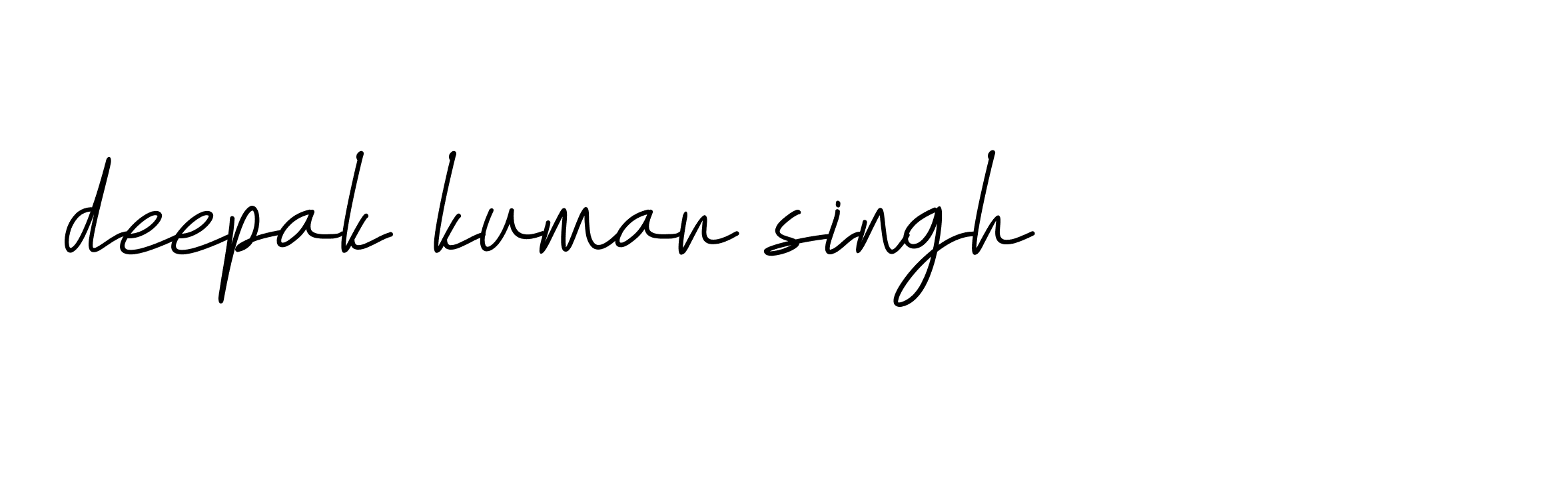 Signature of deepak-kumar-singh