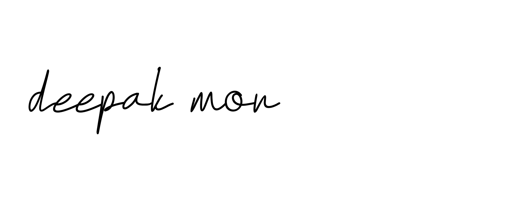 Signature of deepak-mor