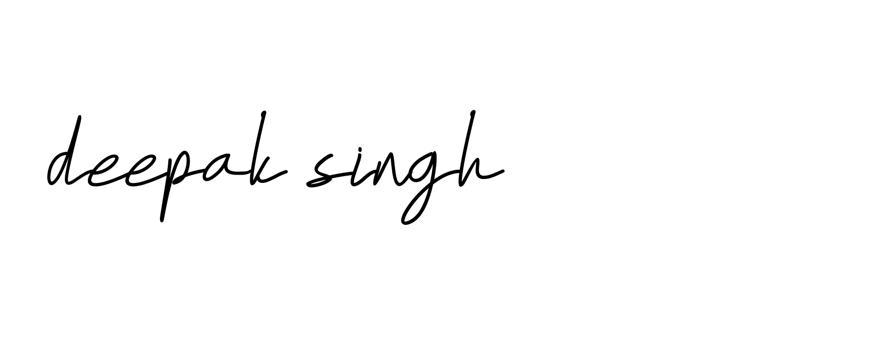 Signature of deepak-singh