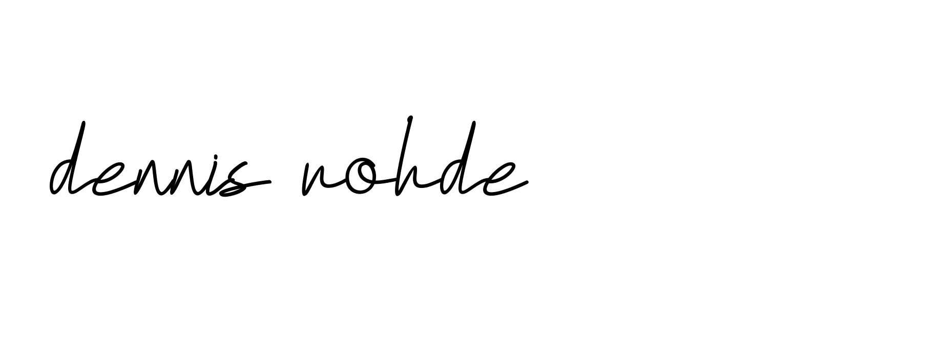 Signature of dennis-rohde