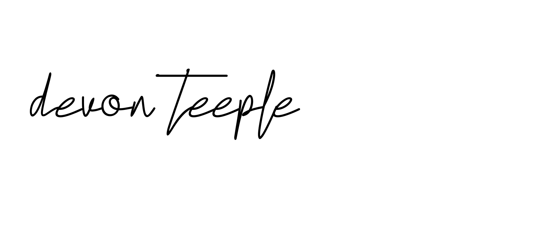 Signature of devon-teeple