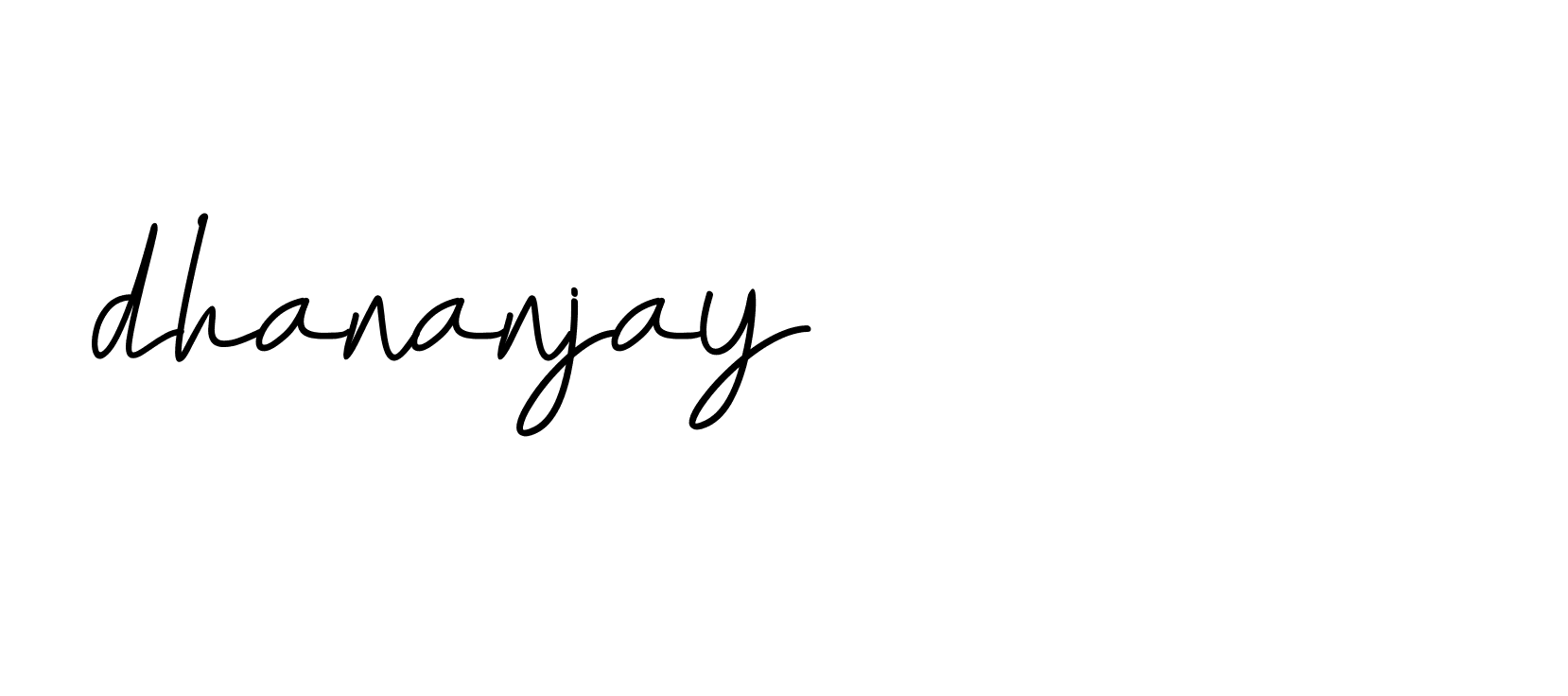 Signature of dhananjay