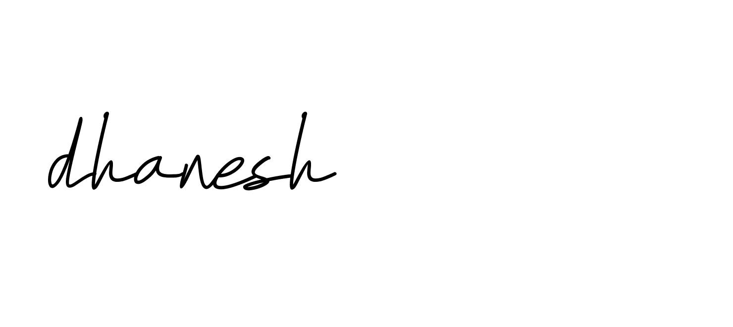 Signature of dhanesh