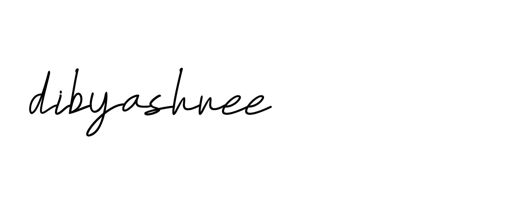 Signature of dibyashree