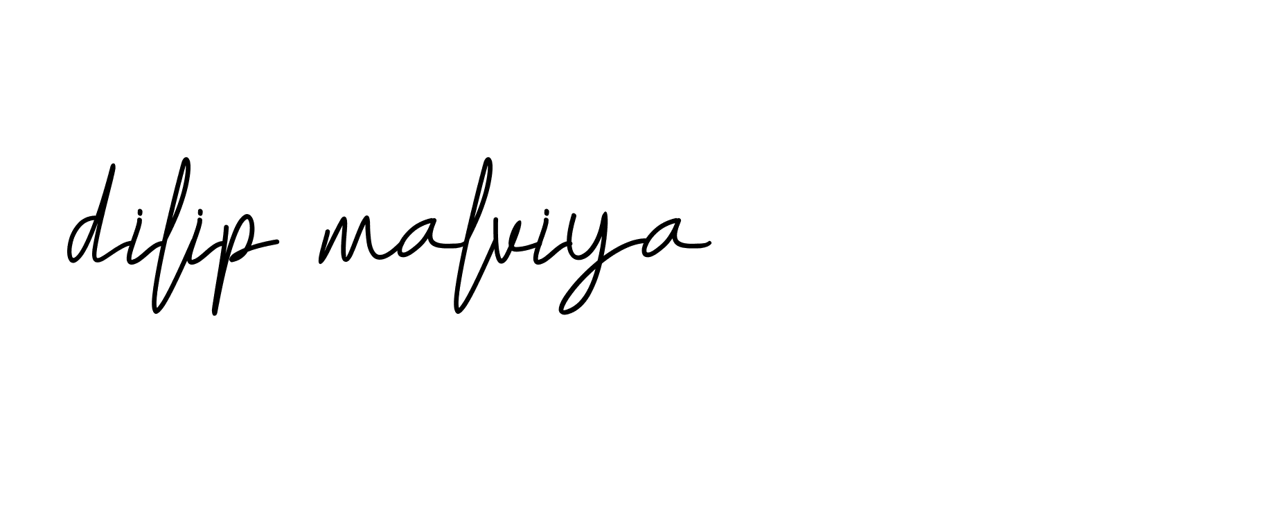 Signature of dilip-malviya