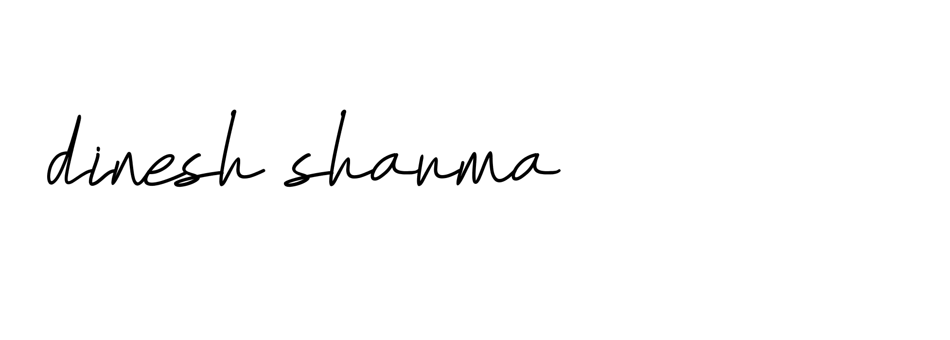 Signature of dinesh-sharma