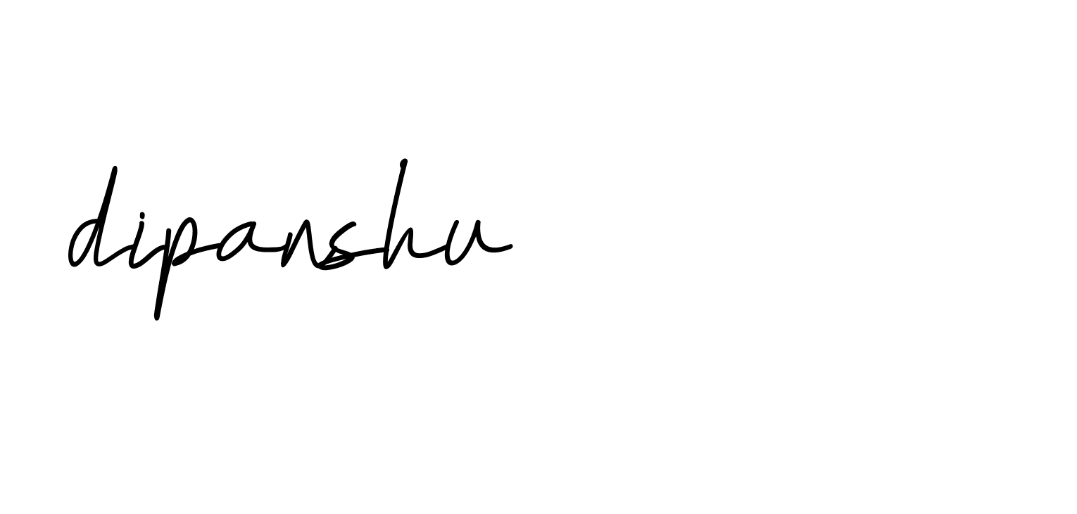 Signature of dipanshu