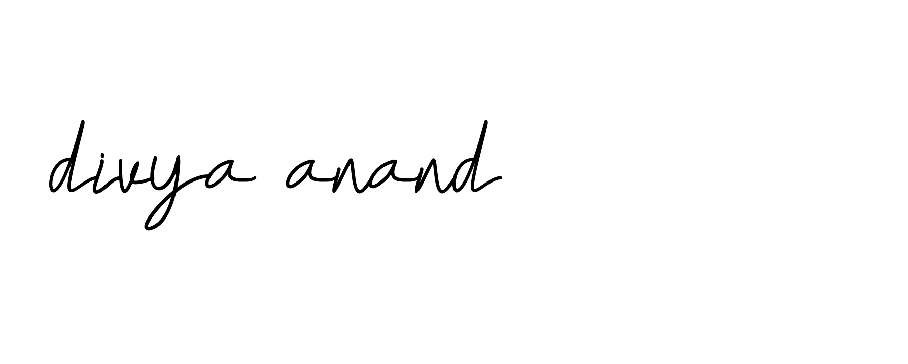 Signature of divya-anand