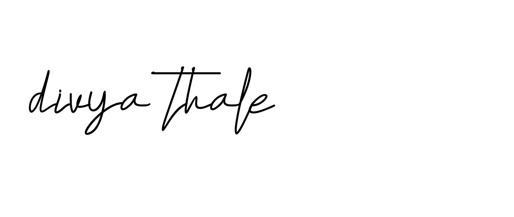 Signature of divya-thale