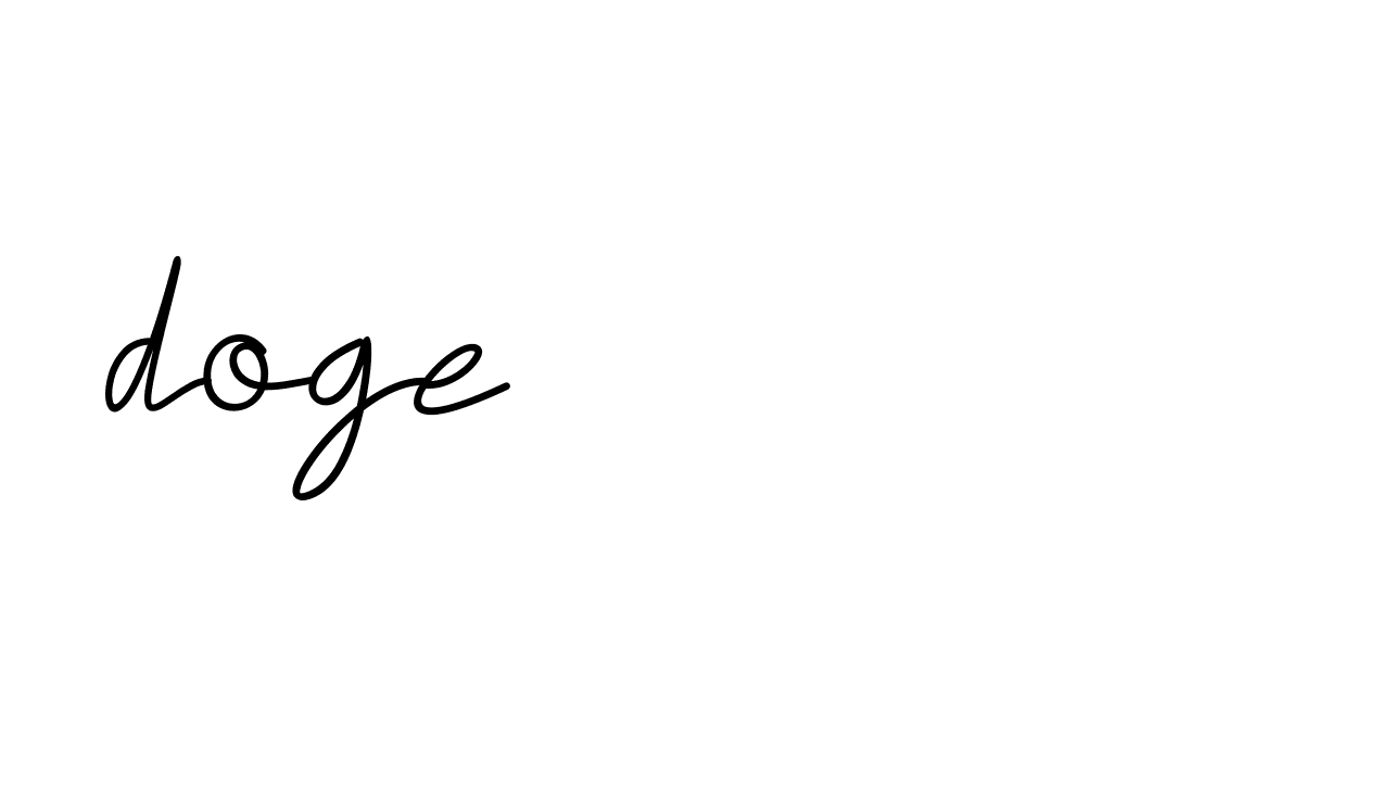 Signature of doge