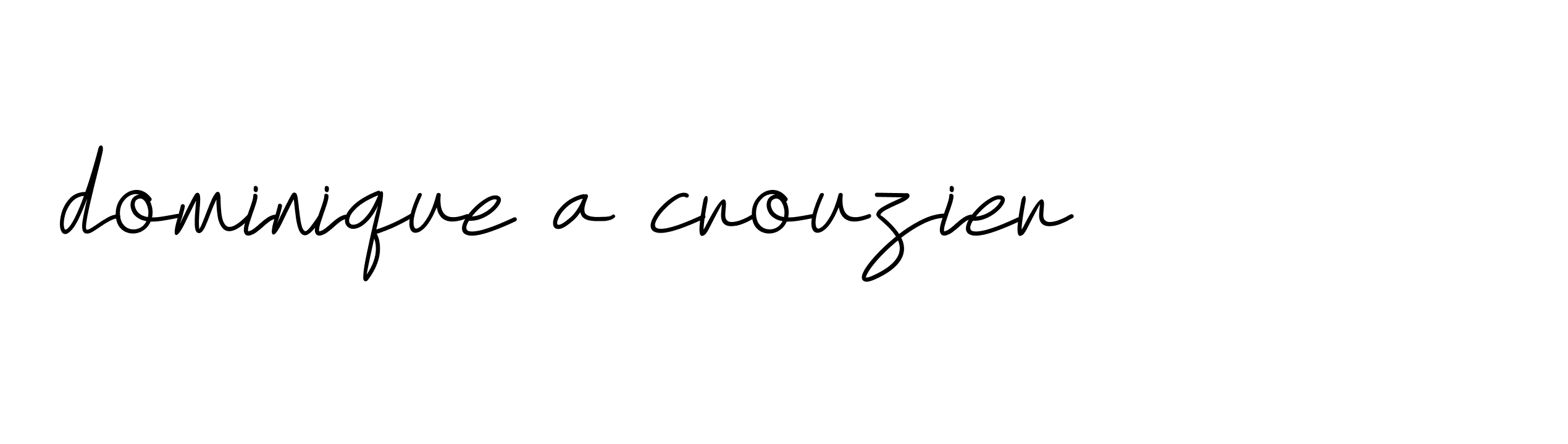 Signature of dominique-a-crouzier