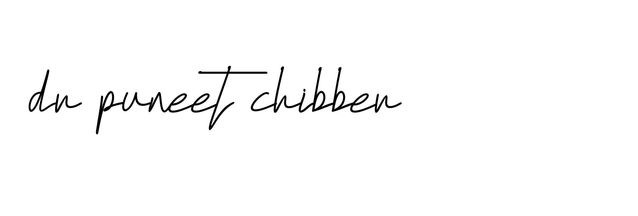 Signature of dr-puneet-chibber