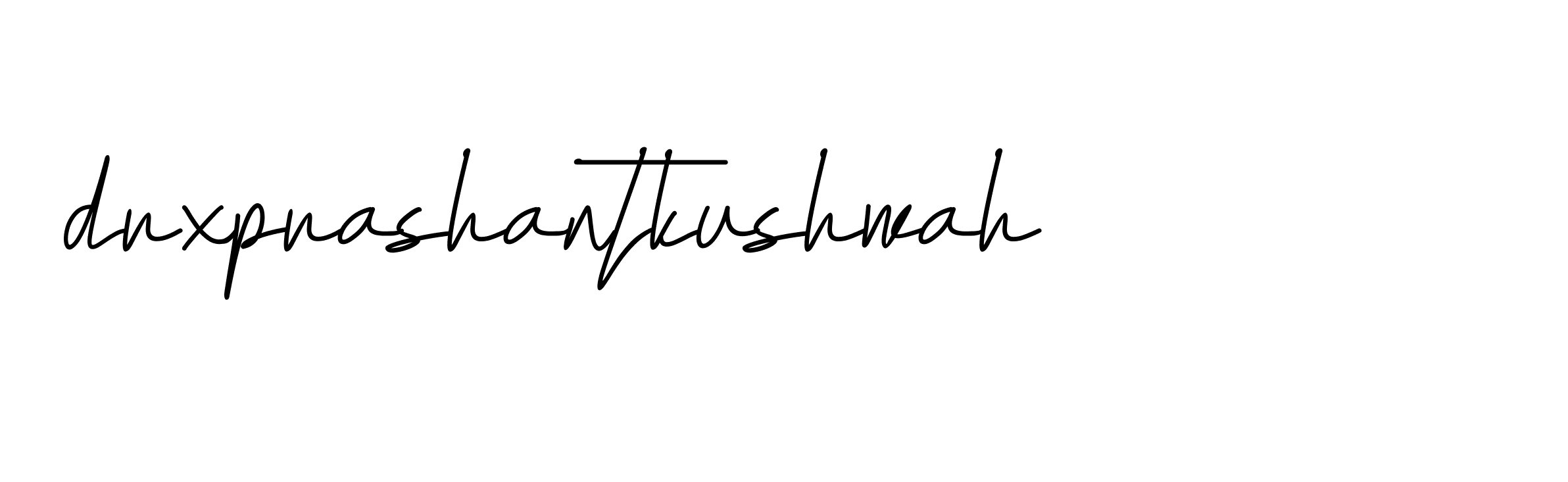 Signature of drxprashantkushwah