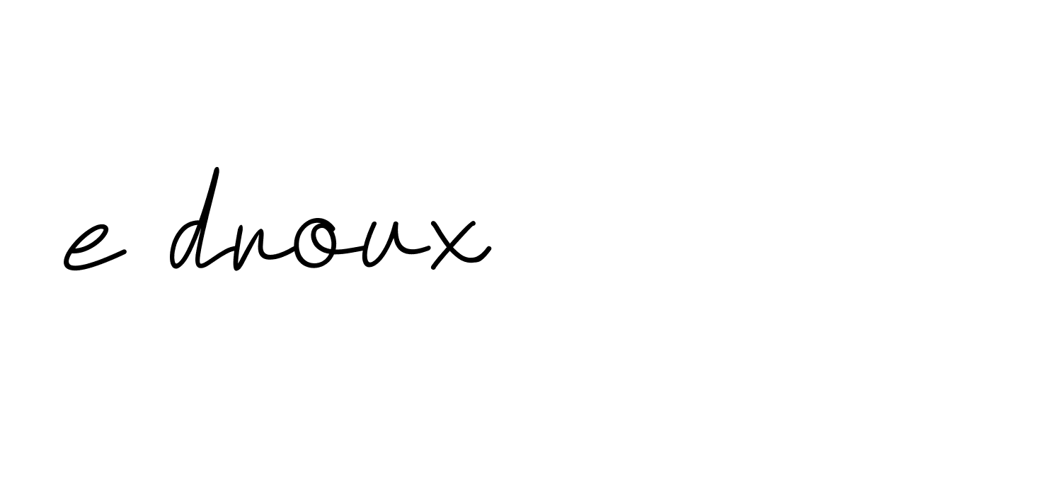 Signature of e-droux