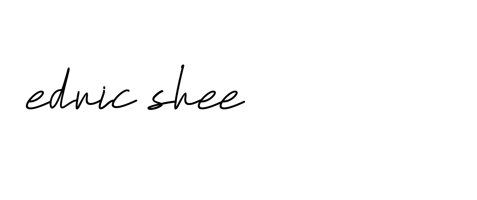 Signature of edric-shee