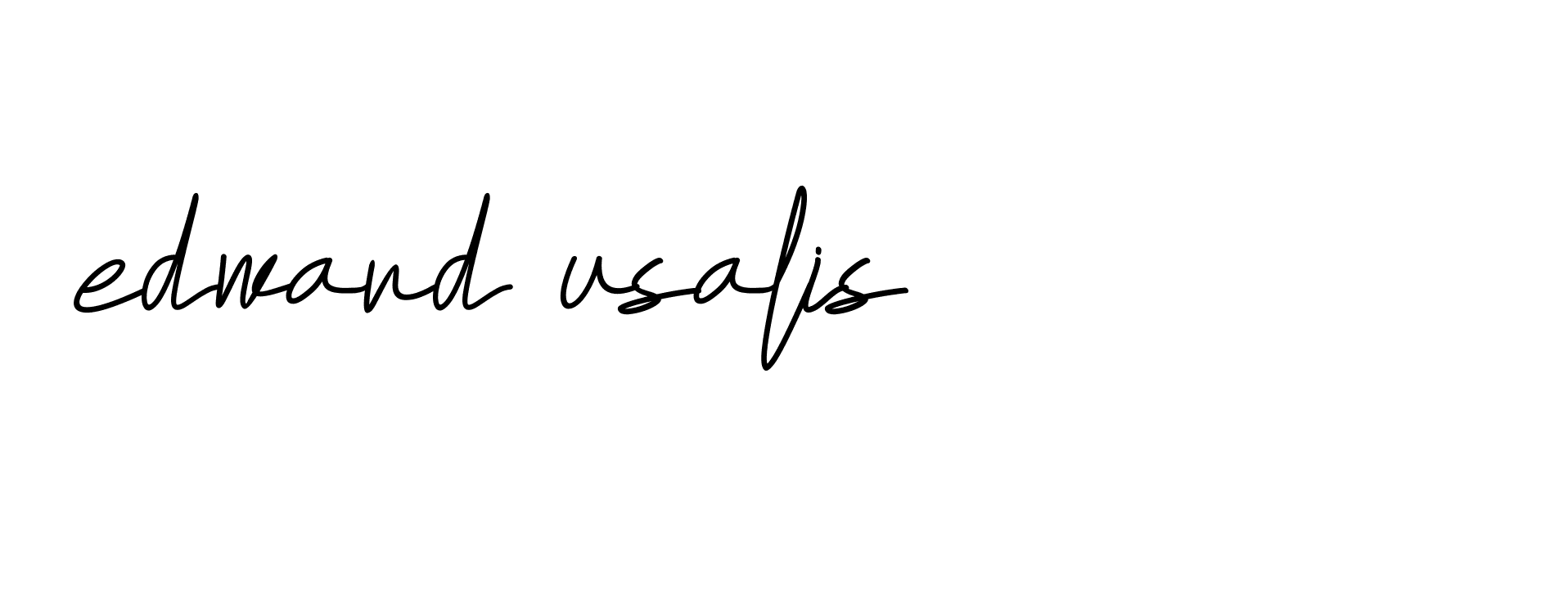 Signature of edward-usalis