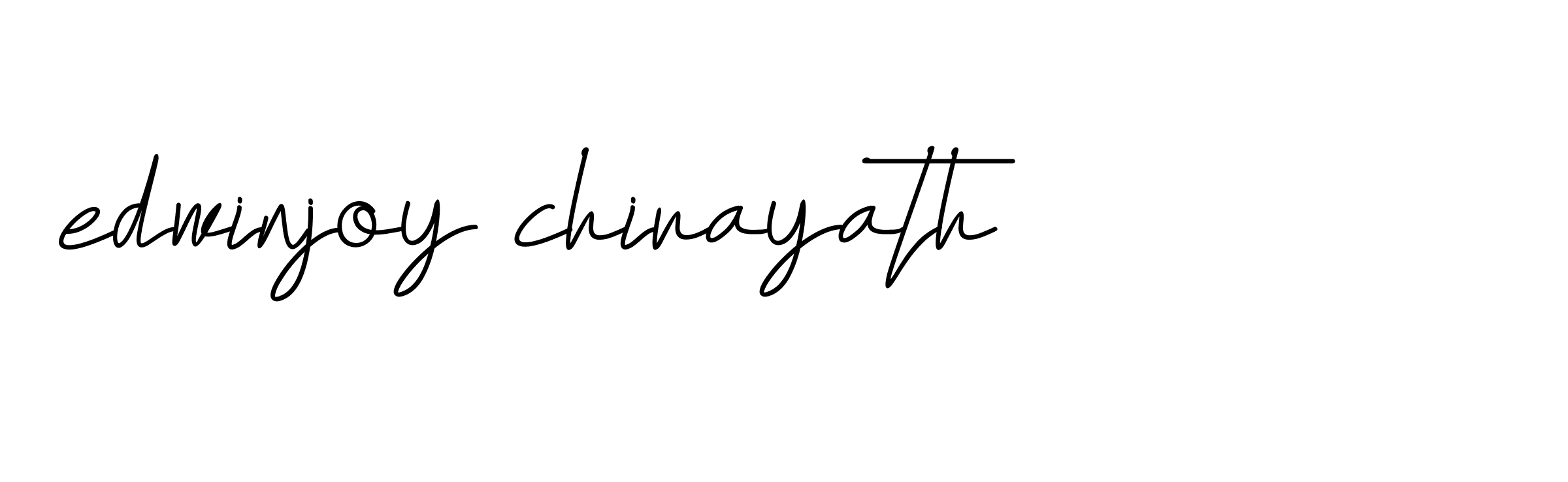 Signature of edwinjoy-chirayath-