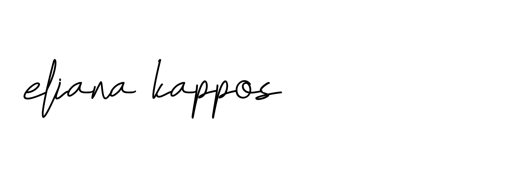 Signature of eliana-kappos-