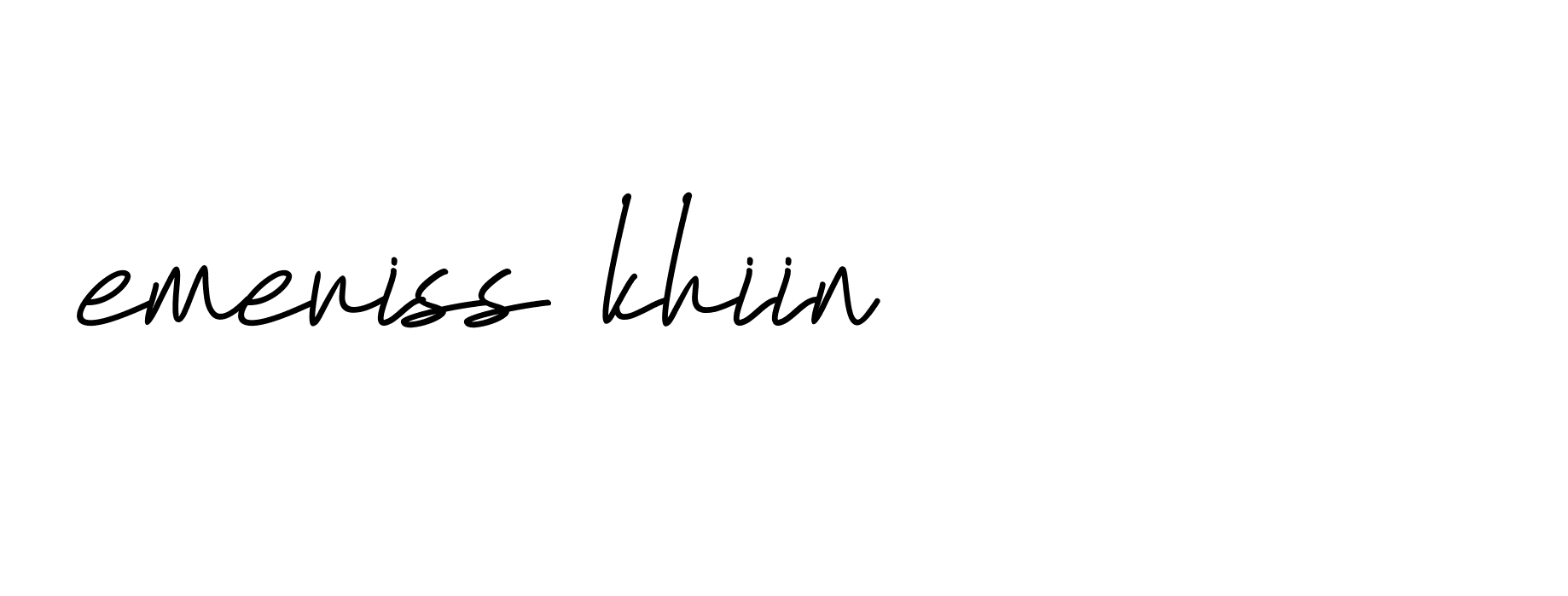 Signature of emeriss-khiin