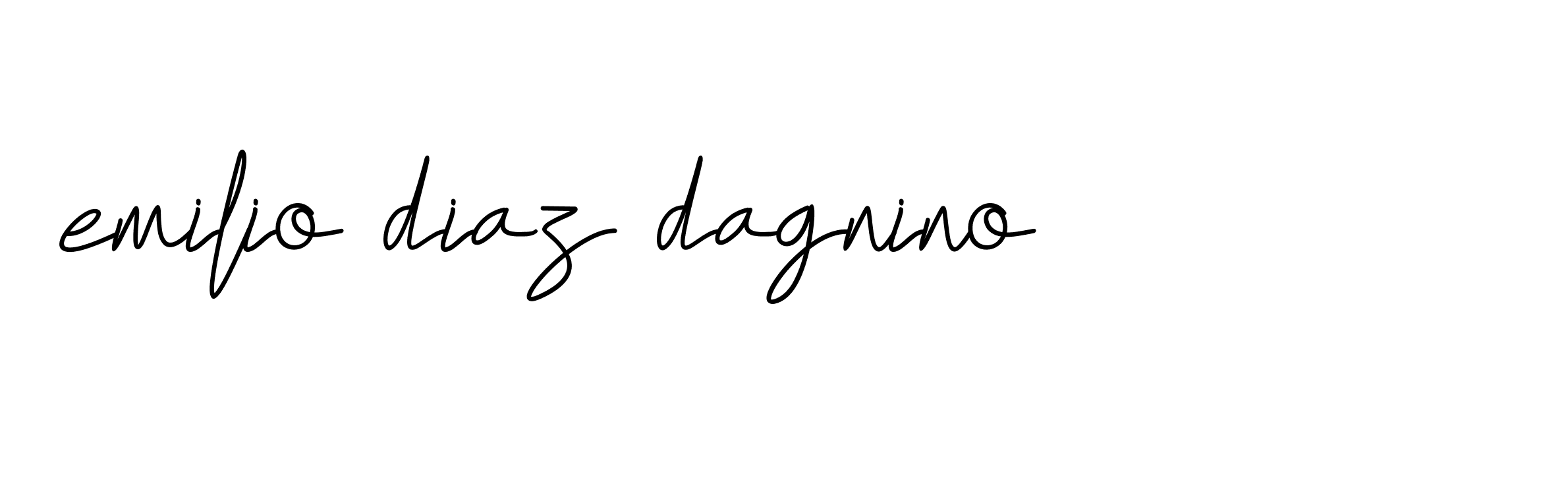 Signature of emilio-diaz-dagnino