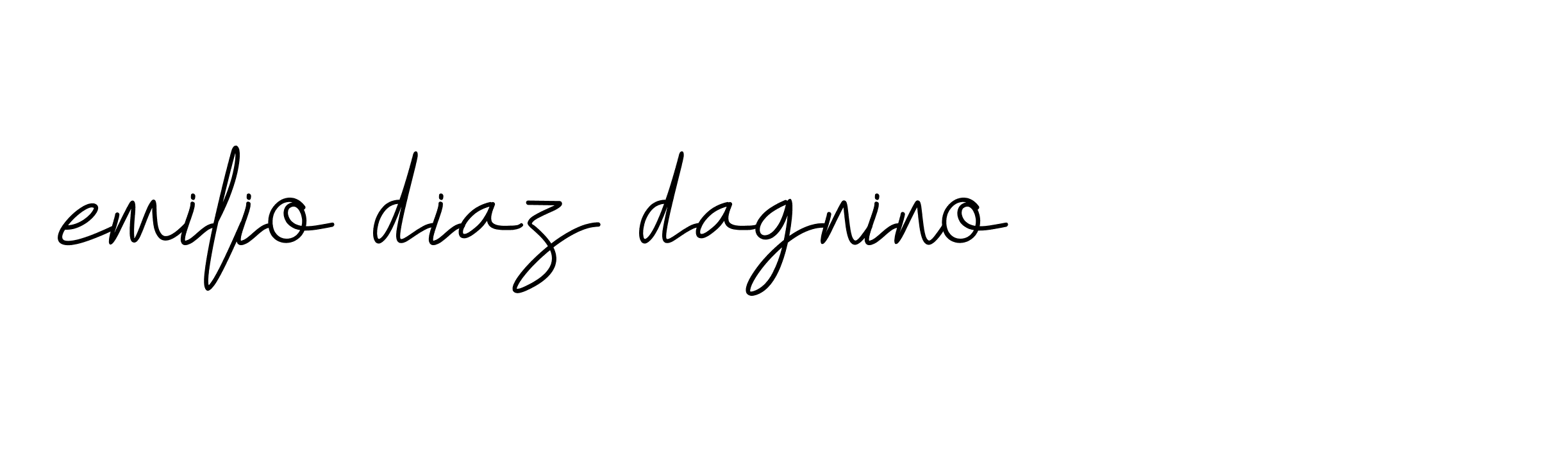 Signature of emilio-diaz-dagnino-