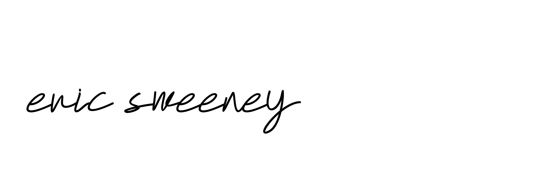 Signature of eric-sweeney