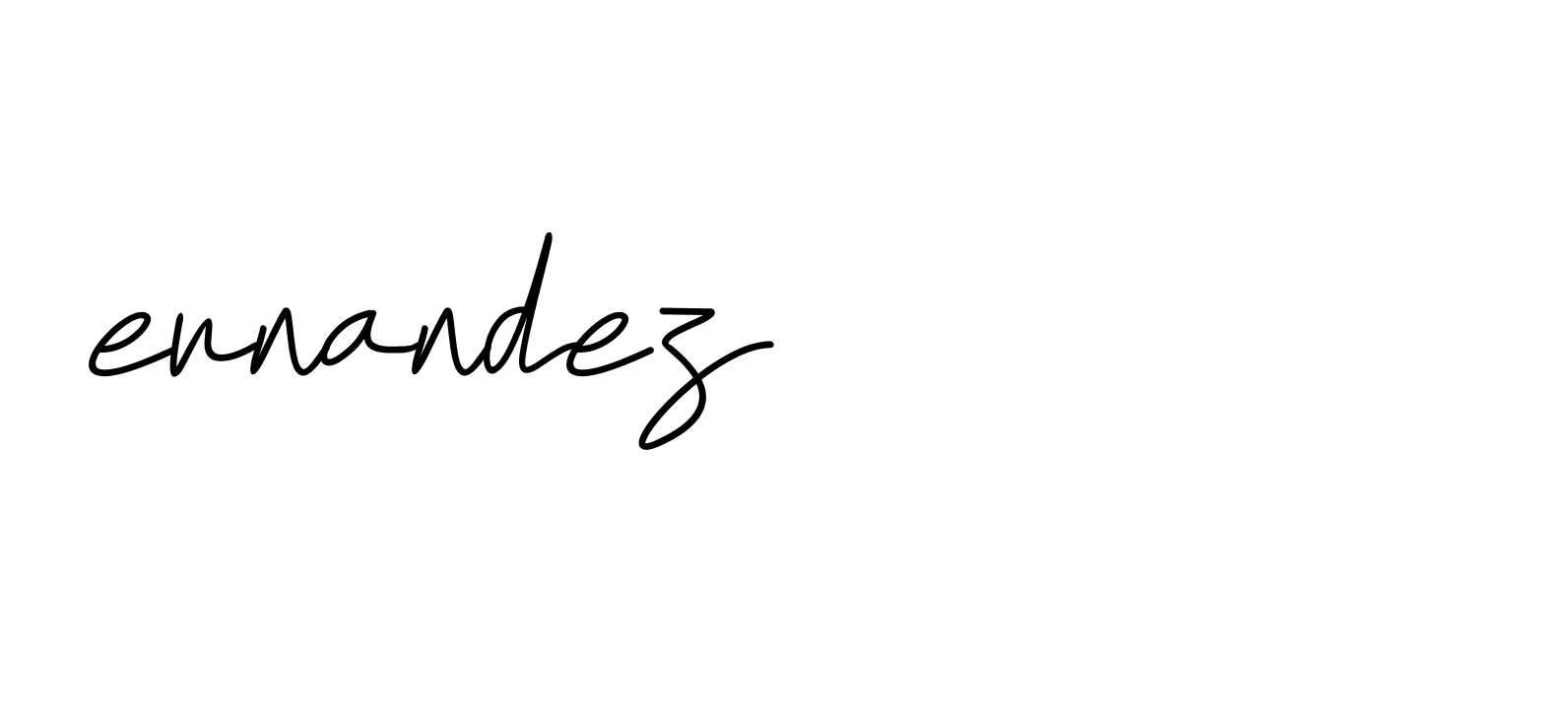 Signature of ernandez