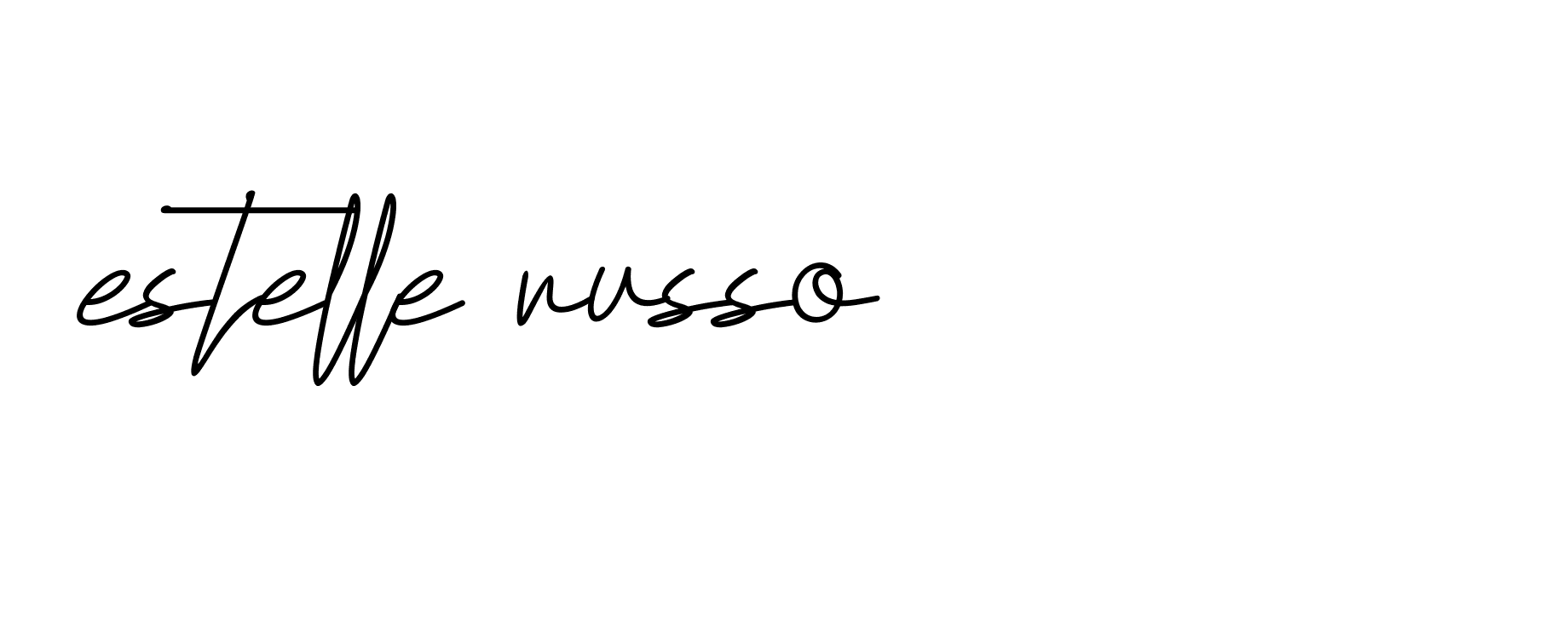 Signature of estelle-russo