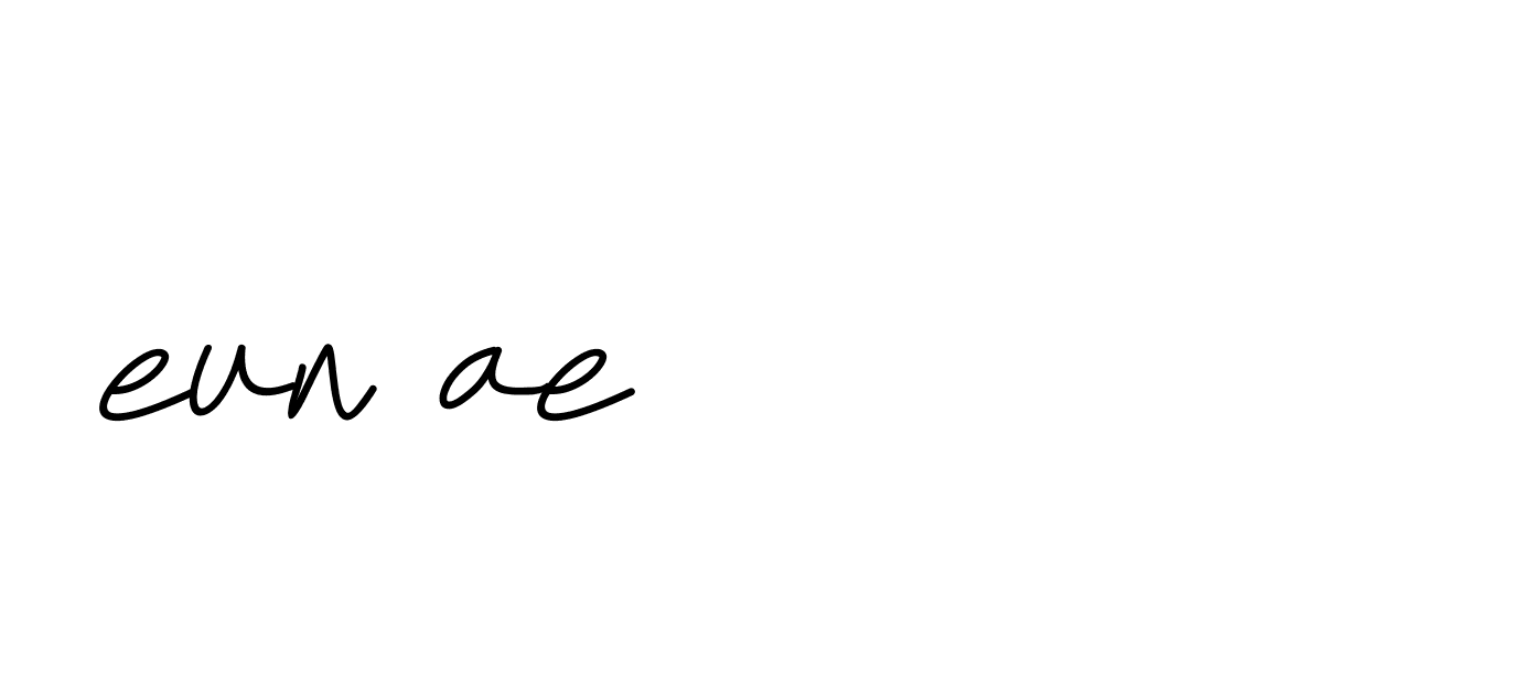 Signature of eun-ae