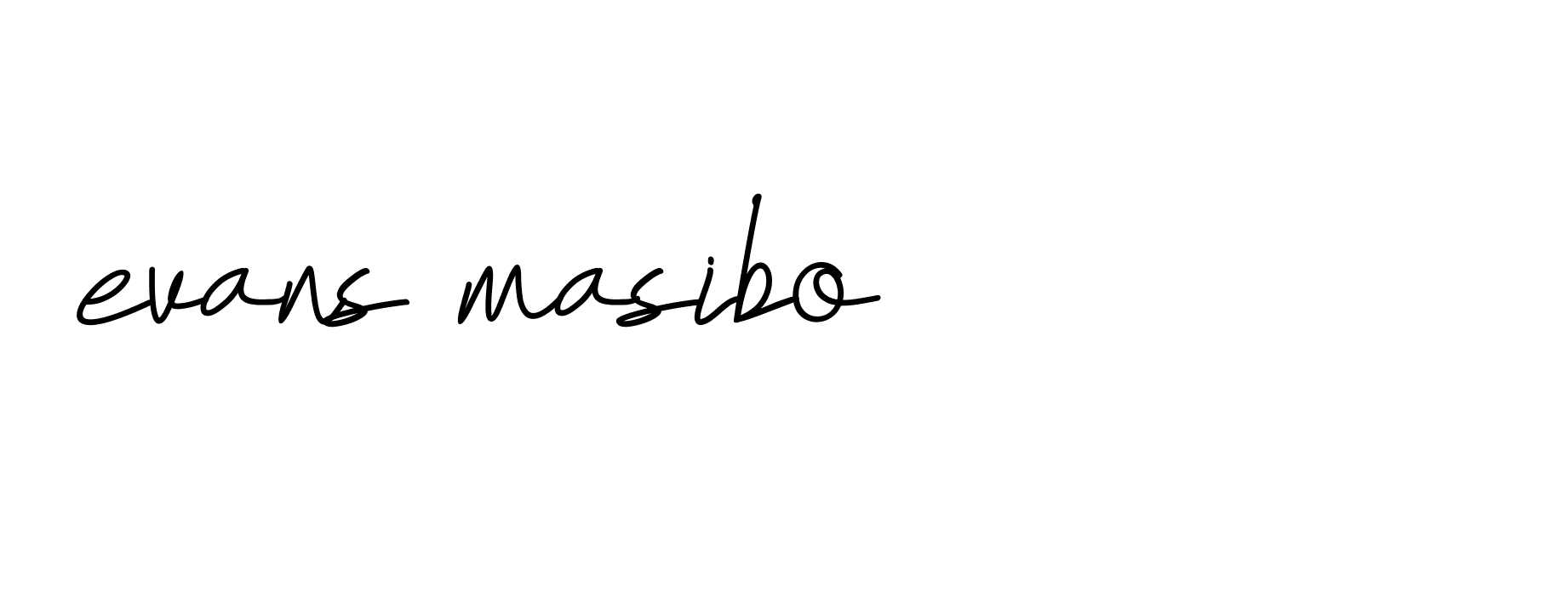 Signature of evans-masibo