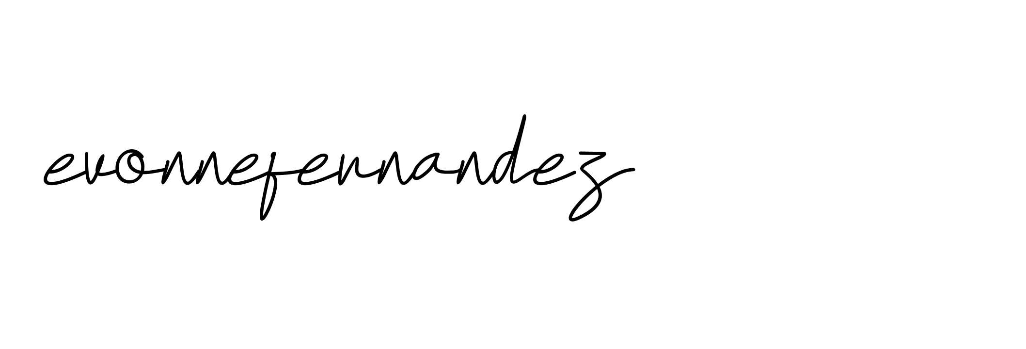 Signature of evonnefernandez