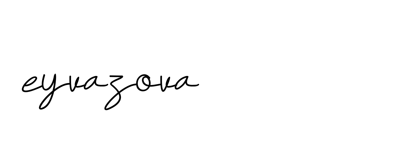 Signature of eyvazova