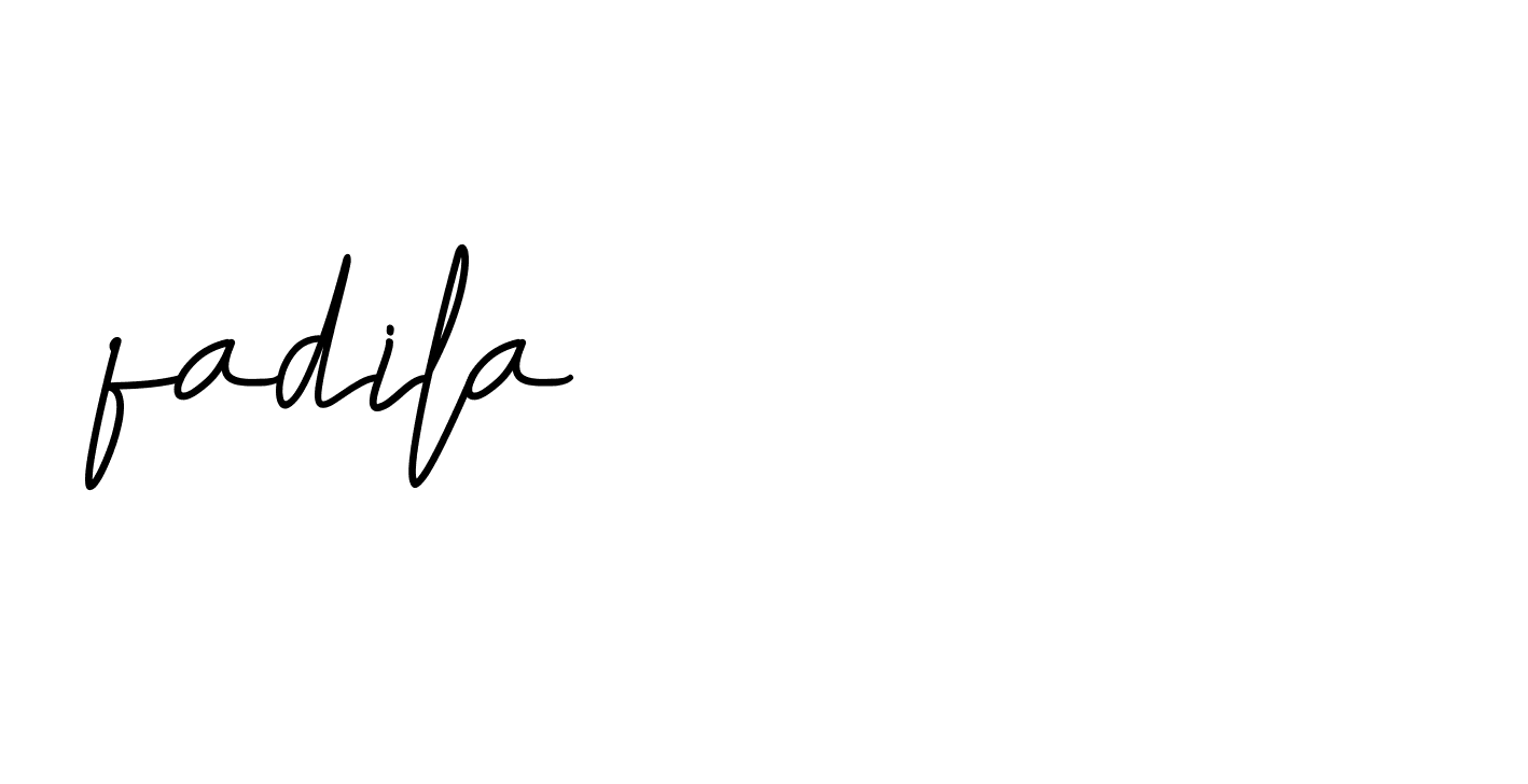 Signature of fadila-