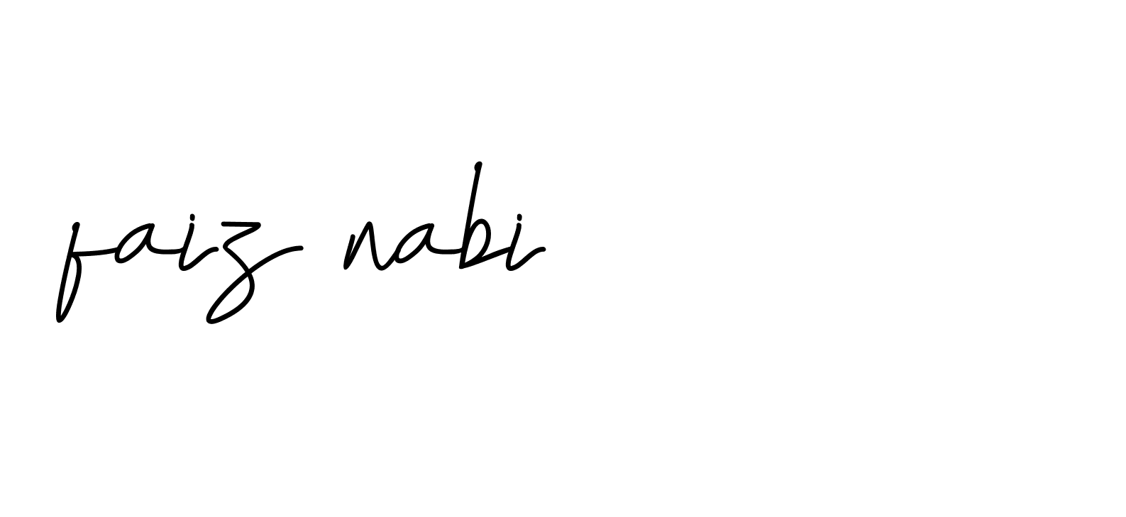 Signature of faiz-nabi