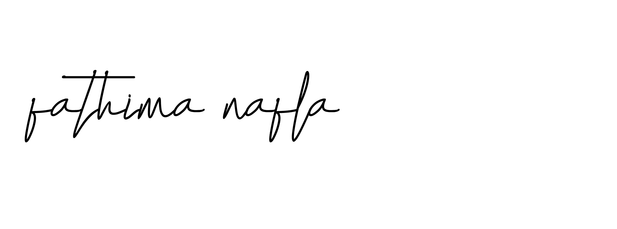 Signature of fathima-nafla-