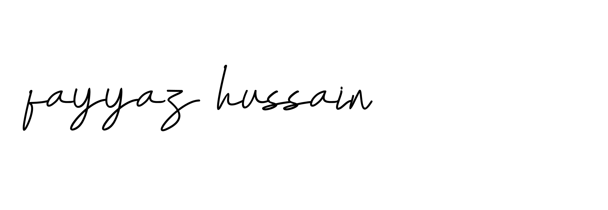 Signature of fayyaz-hussain