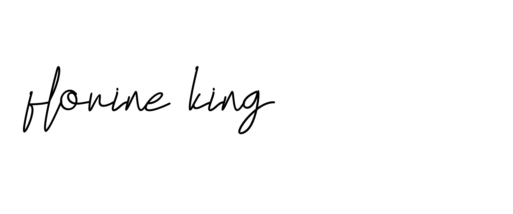 Signature of florine-king