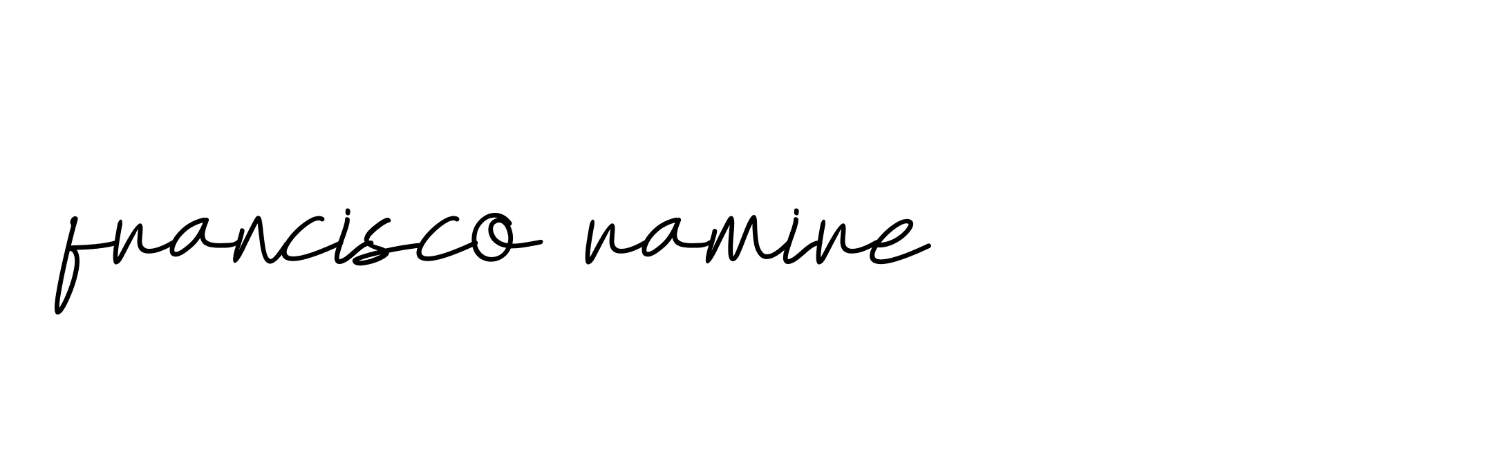 Signature of francisco-ramire