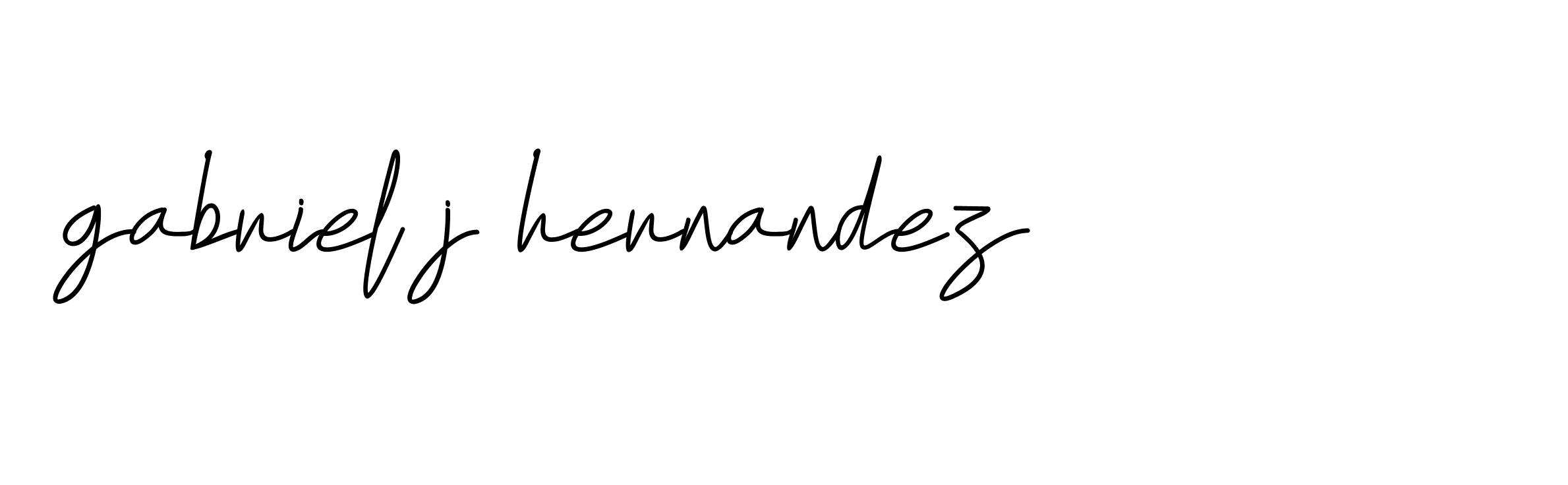 Signature of gabriel-j-hernandez