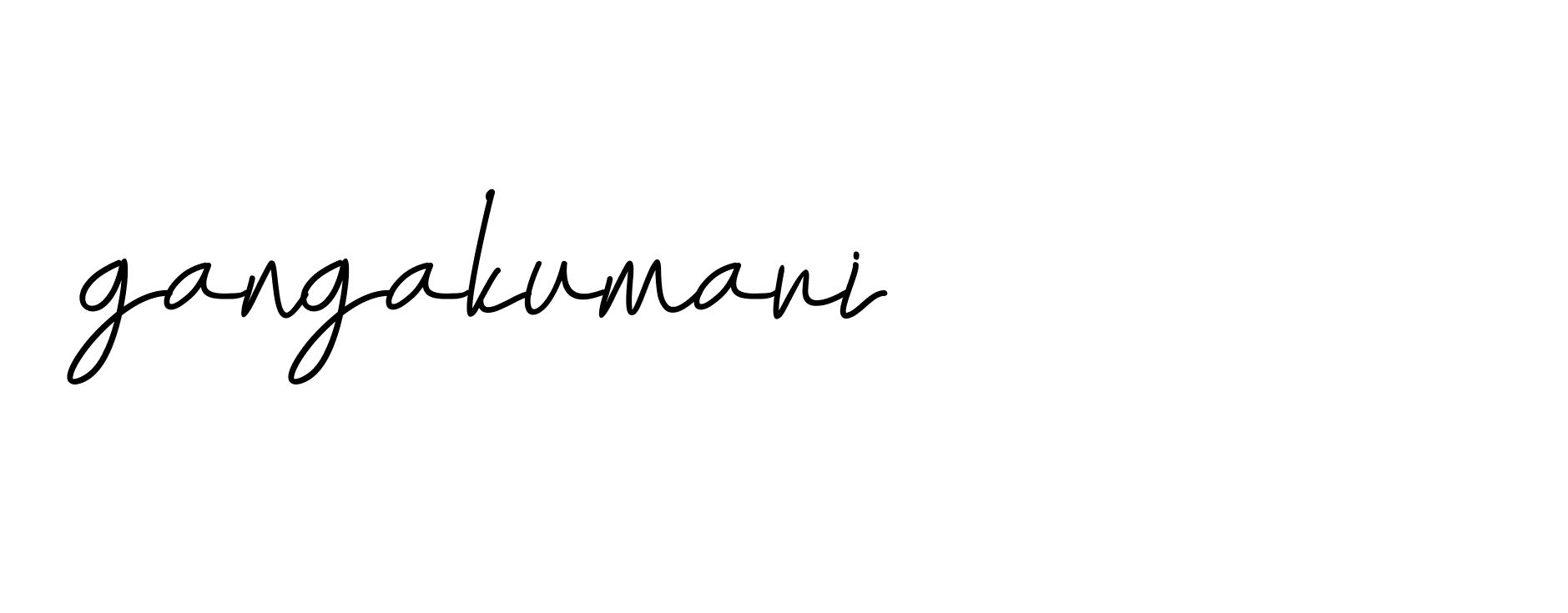 Signature of gangakumari