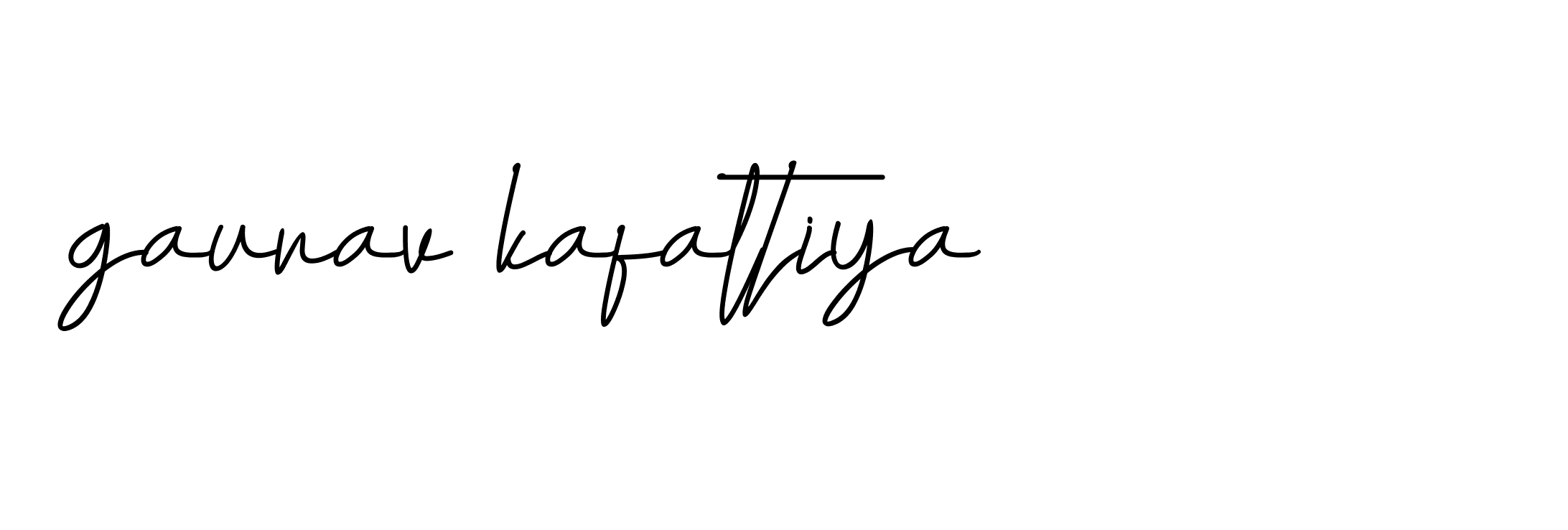 Signature of gaurav-kafaltiya