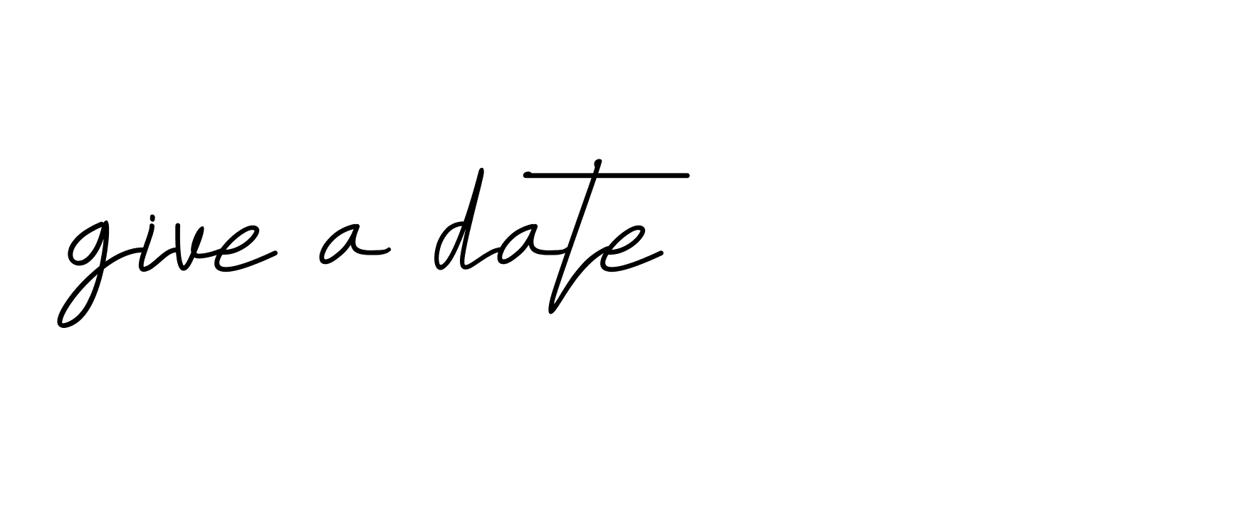 Signature of give-a-date