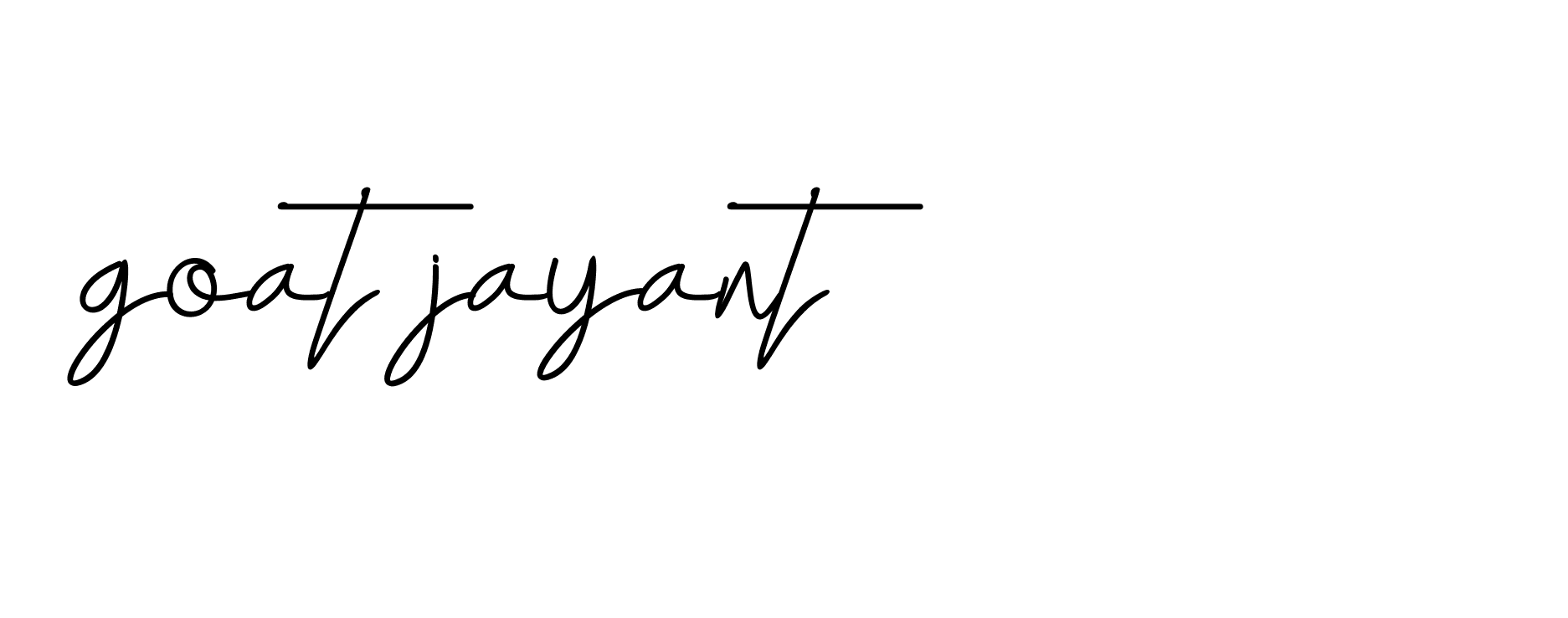 Signature of goat-jayant-