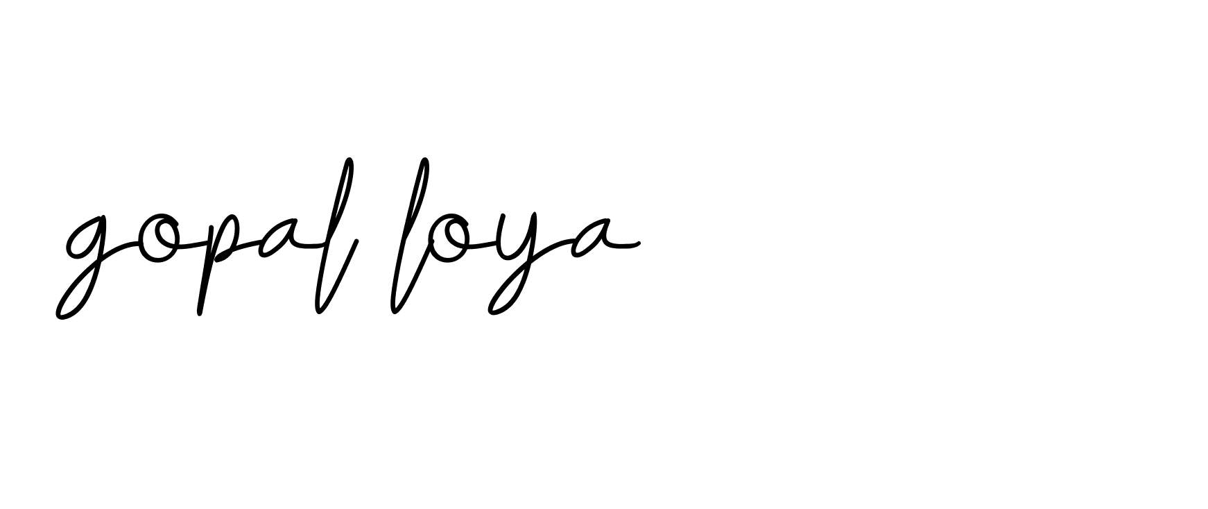 Signature of gopal-loya