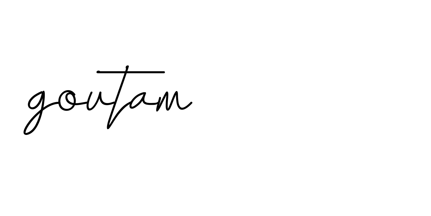 Signature of goutam